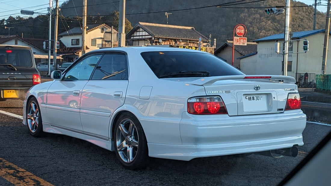 Toyota Chaser JZX100 Tourer V wheel fitment guide for 5x114.3 wheels