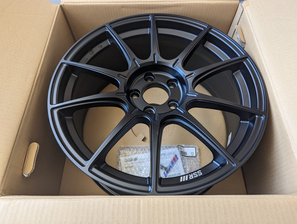 SSR GTX03 19x8.5 +45 5x112 Black Graphite