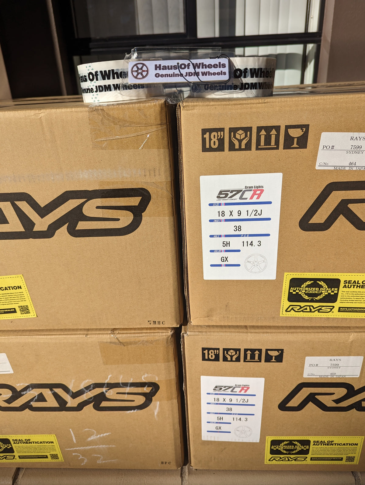 RAYS Gram Lights 57 CR Gloss Black | 5x114.3 | 18x9.5 +38 – product photo 4