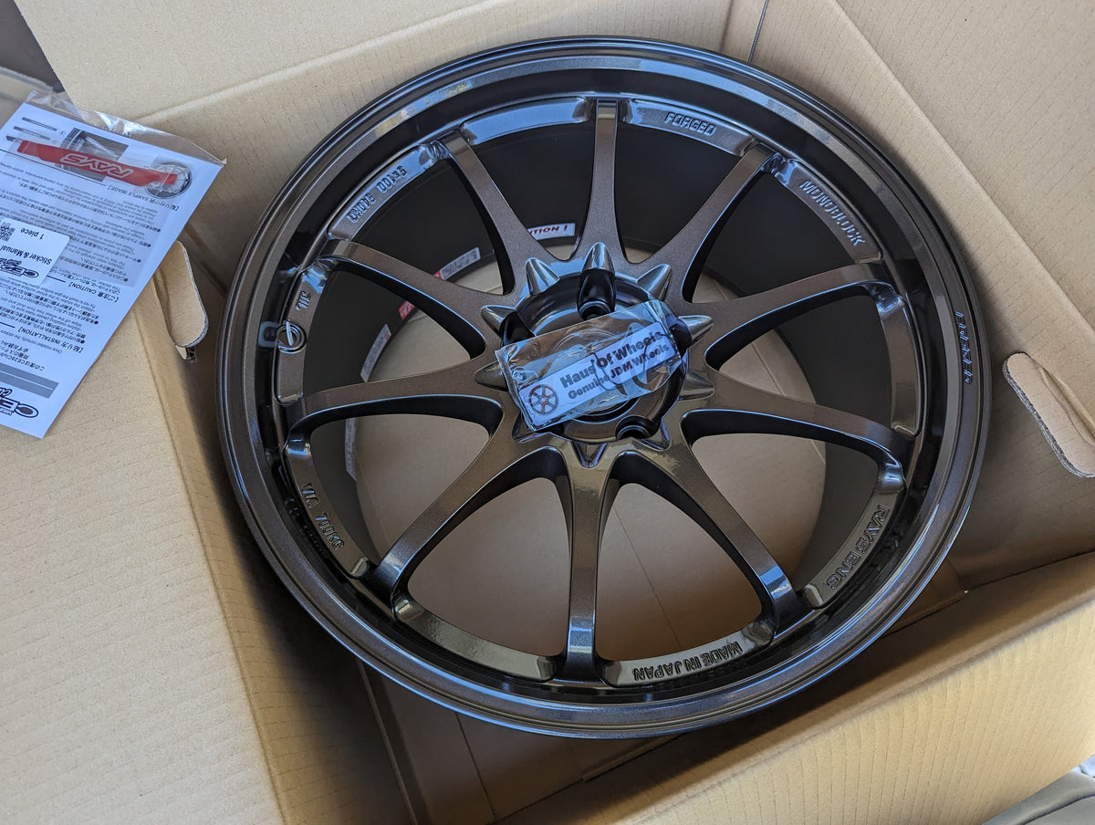 Brand New RAYS Volk Racing CE28 Club Racer II Black Edition (Diamond Dark Gunmetal) - 5x114.3 - 18x9.5 +22 - 18x10.5 +15