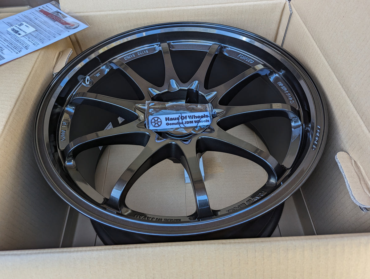 Brand New RAYS Volk Racing CE28 Club Racer II Black Edition (Diamond Dark Gunmetal) - 5x114.3 - 18x9.5 +22 - 18x10.5 +15