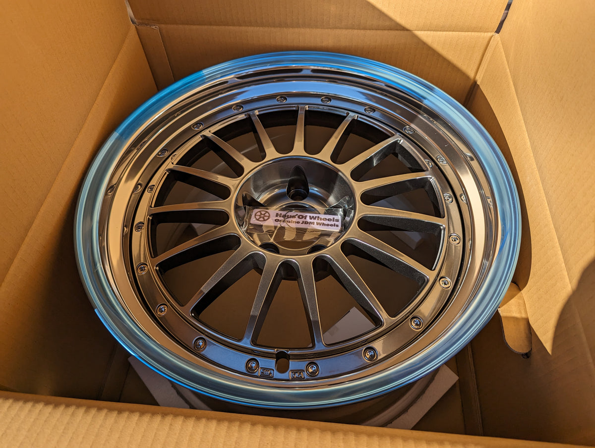 SSR TF1 Titan Silver | 5x114.3 | F: 18x9.5 +12 / R: 18x10.5 +18 | New | 3 Piece – product photo 6