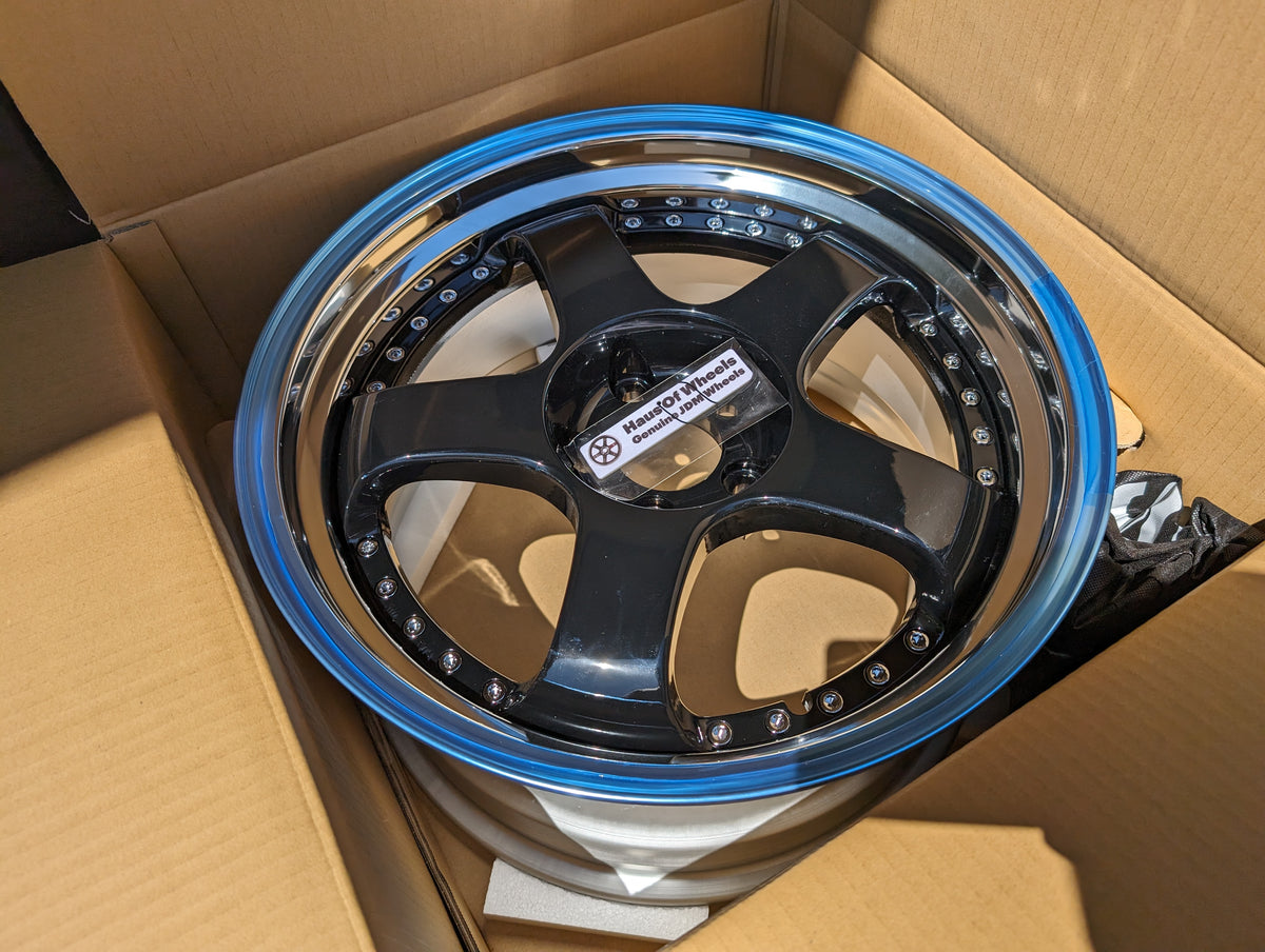 SSR SP1 Gloss Black | 5x114.3 | 18x9.5 +25 | New | 3 Piece – product photo 7