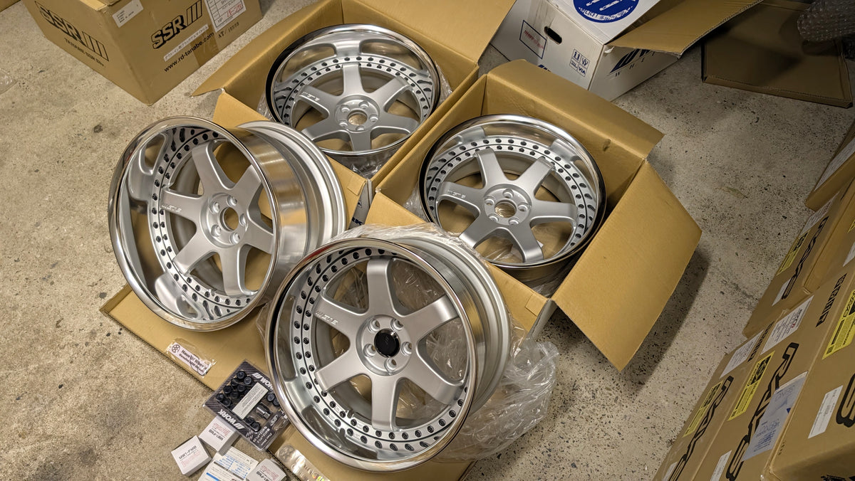 Work Emotion GT6 3P Silver | 5x100 | F: 18x9.5 -13 / R: 18x10.5 -25 | New | Widebody | 3 Piece – product photo 21