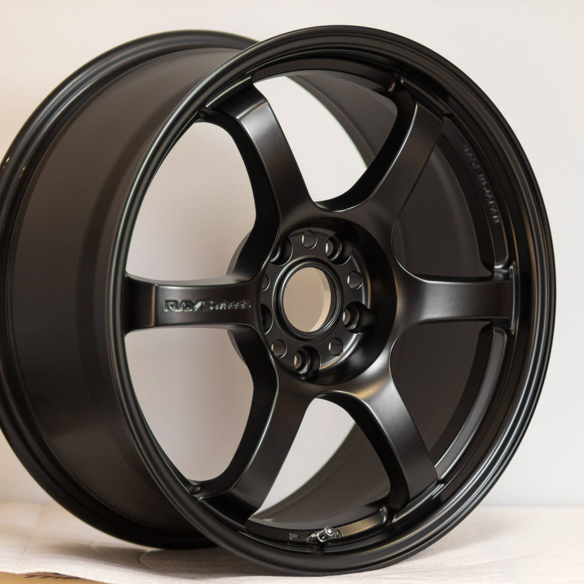 RAYS Gram Lights 57DR Semi Gloss Black 18x8.5 +37 5x114.3