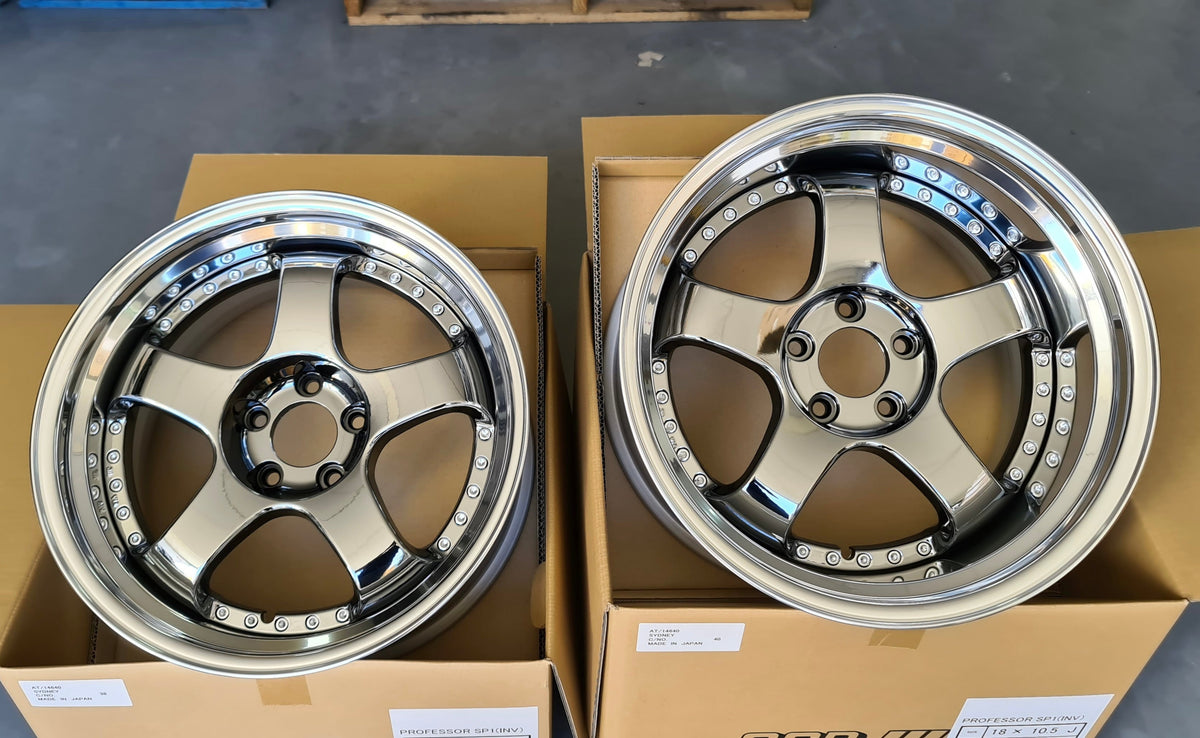SSR Professor SP1 SBC 18x9 +19 HP and 18x10 +24 SL 5x114.3