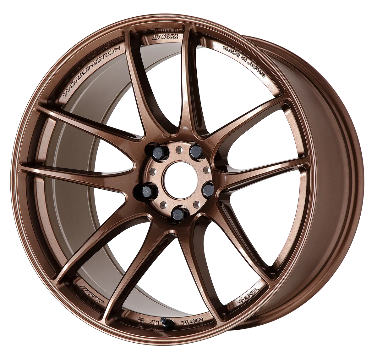 WORK Emotion CR Shigoku Armed Titanium bronze 19 inch wheel