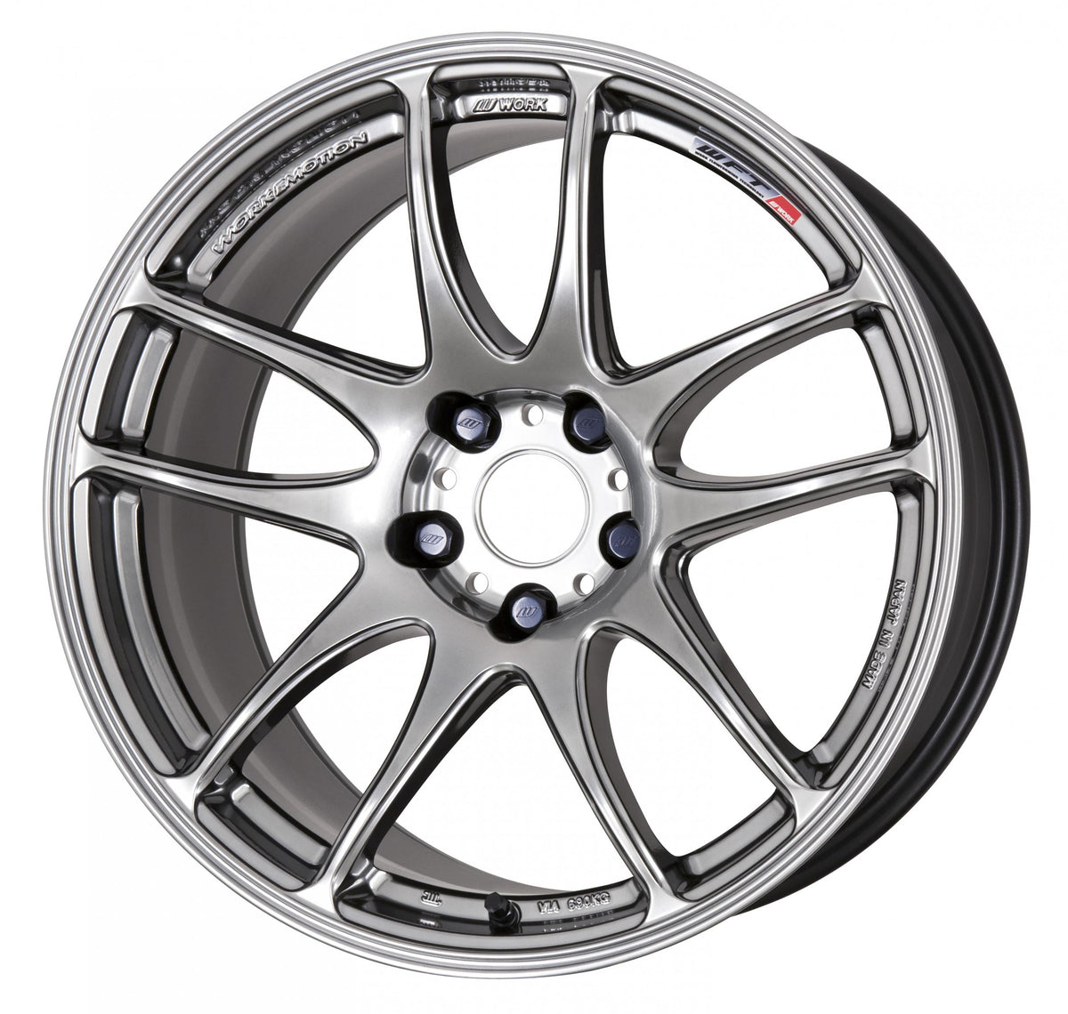 WORK Emotion CR Kiwami Glim Silver 18x9.5 +38 5x100