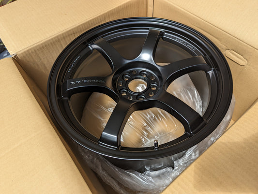 Rays Gram Lights 57 DR Semi Gloss Black | 5x100 | 18x9.5 +38 | New