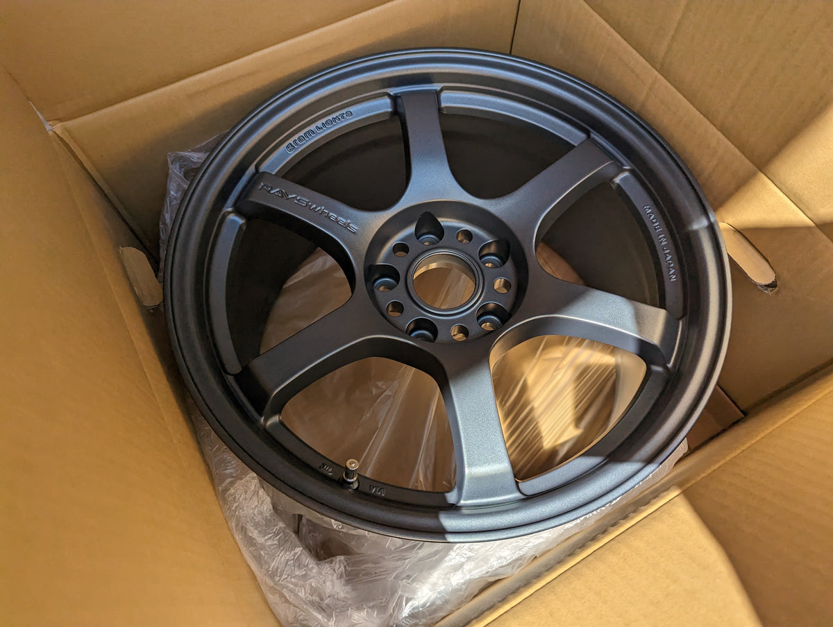 RAYS Gram Lights 57DR Gun Blue II 5x114.3 17x9 +22