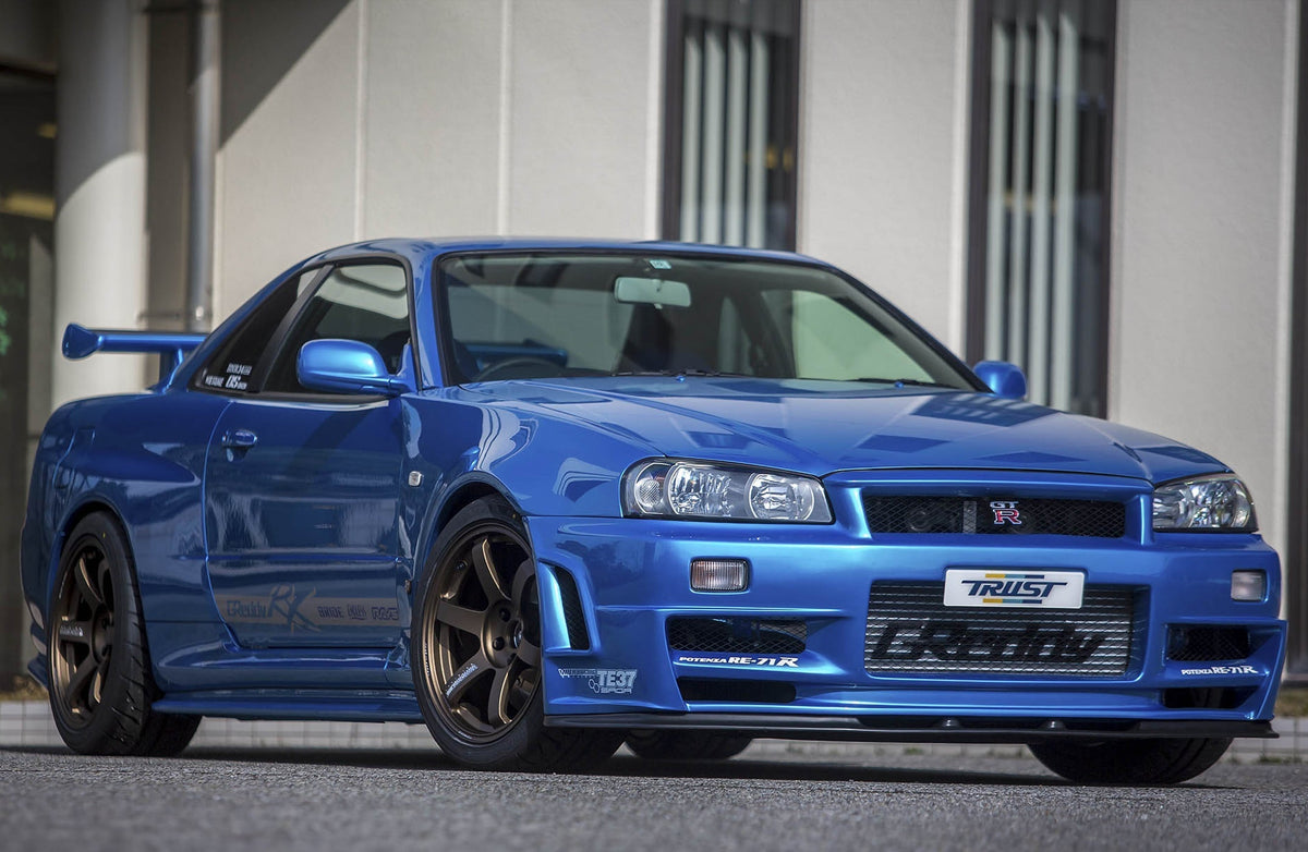 Nissan Skyline R34 GT-R wheel fitment guide