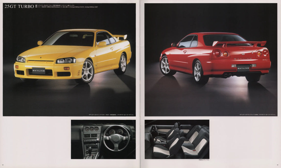 Nissan Skyline R34 GT-T 25GT Turbo 5x114.3 wheel fitment guide
