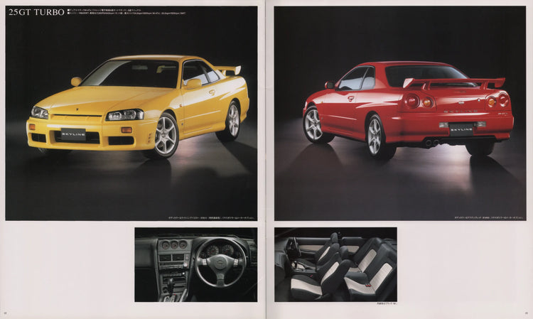 Nissan Skyline R34 GT-T 25GT Turbo 5x114.3 wheel fitment guide