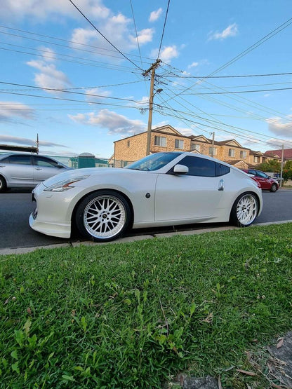 *20 Inch* Work VS-XX with Genuine Work VS Center Caps and Tyres - 5x114.3 - F: 20x9.5 +11 (T-Disk) - R: 20x11 +12 (A-Disk)