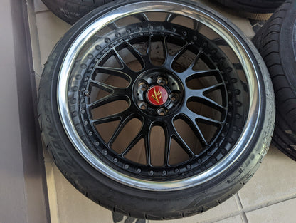 Work Vs XX with Genuine Work VS Center Caps 18x10 +20
