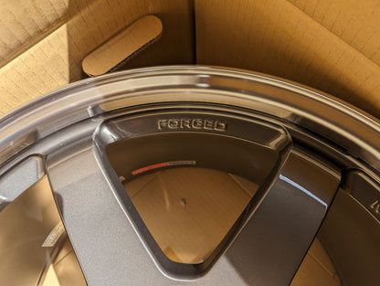 Rays Volk Racing TE37SL Pressed Graphite | 5x114.3 | 18x10 +20 | New | Discontinued