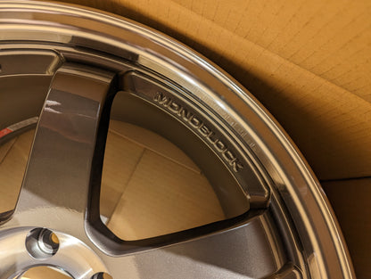 Rays Volk Racing TE37SL Pressed Graphite | 5x114.3 | 18x10 +20 | New | Discontinued