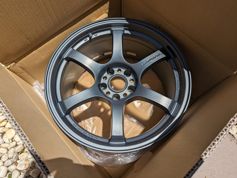 Rays Gram Lights 57 DR Gun Blue II | 5x100 | 17x9 +38 | New