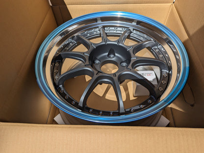SSR SP5 Flat Gunmetal | 5x114.3 | 18x9.5 +25 | New | 3 Piece