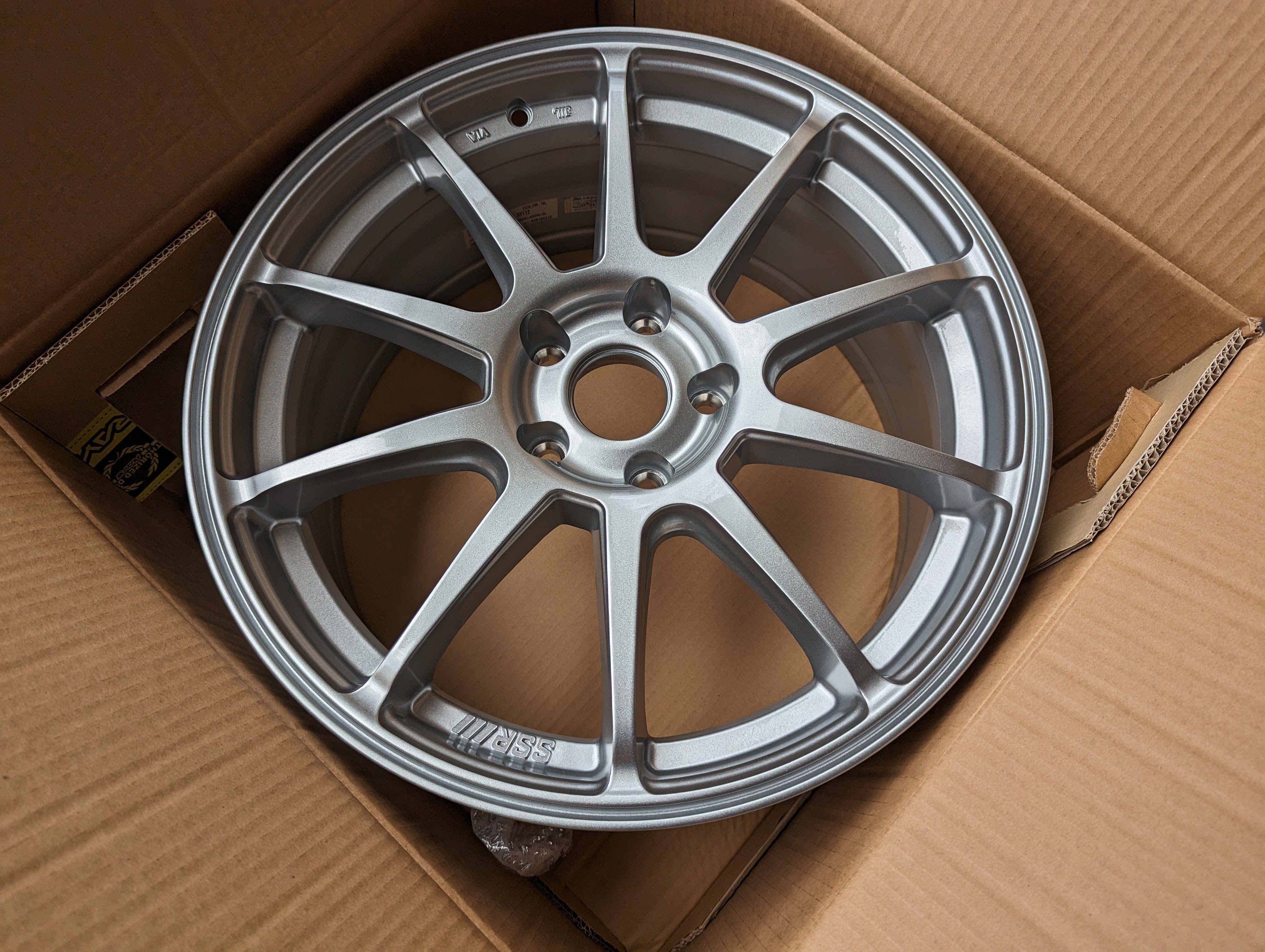 SSR GTV02 Wheels with Genuine SSR Center Caps - 5x112 - 18x8 +45