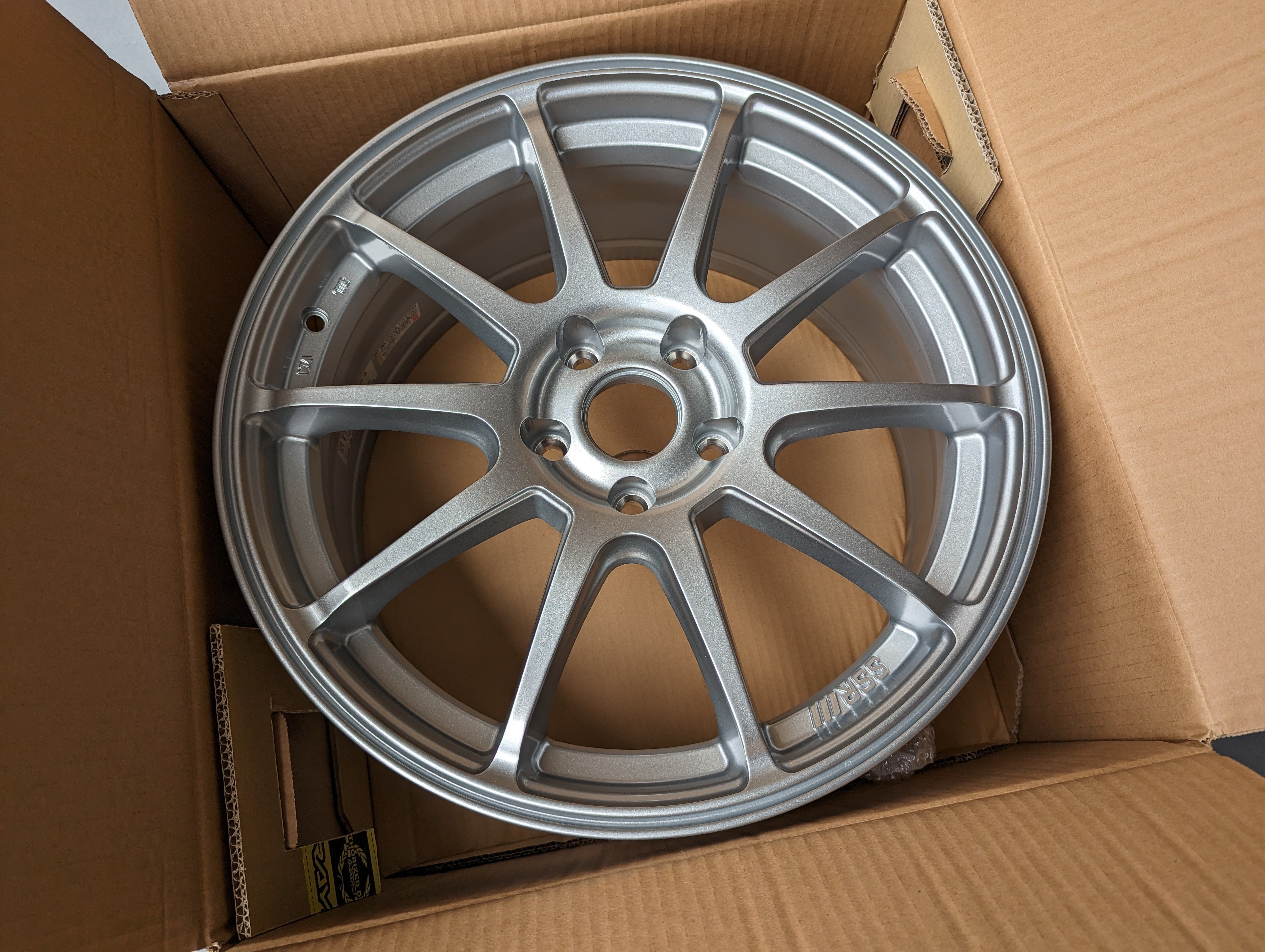 SSR GTV02 Wheels with Genuine SSR Center Caps - 5x112 - 18x8 +45