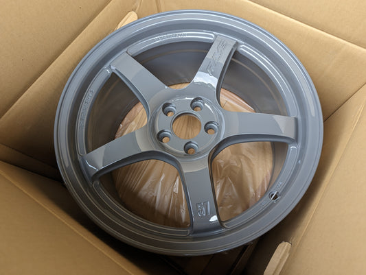 Rays Gram Lights 57 CR (Gloss Grey) - 5x100 - 17x9 +38