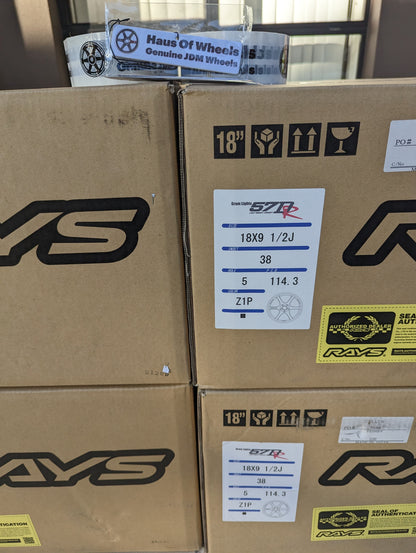 Rays Gram Lights 57 DR Bronze | 5x114.3 | 18x9.5 +38 | New