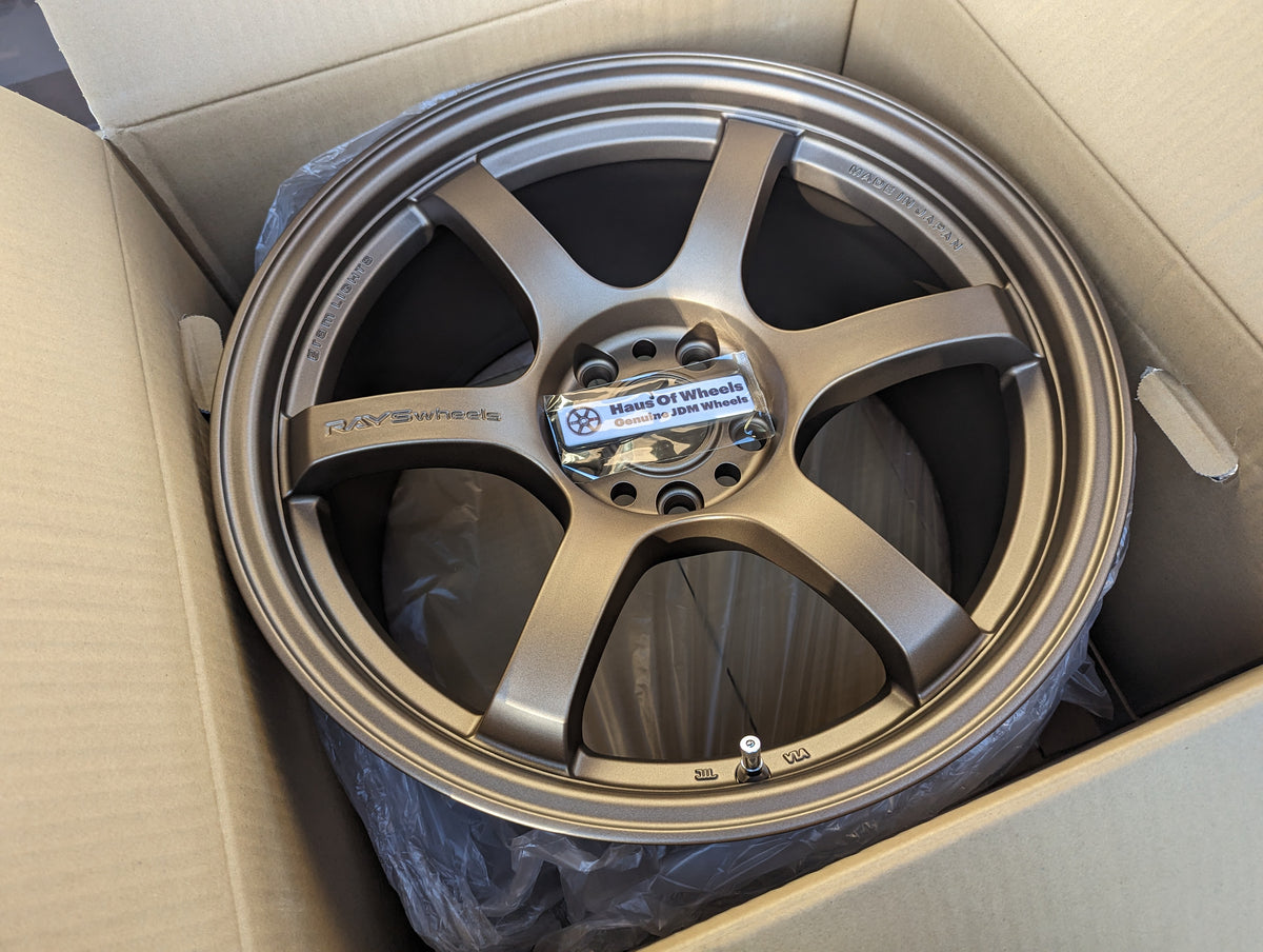Rays Gram Lights 57 DR Bronze | 5x114.3 | 18x9.5 +38 | New