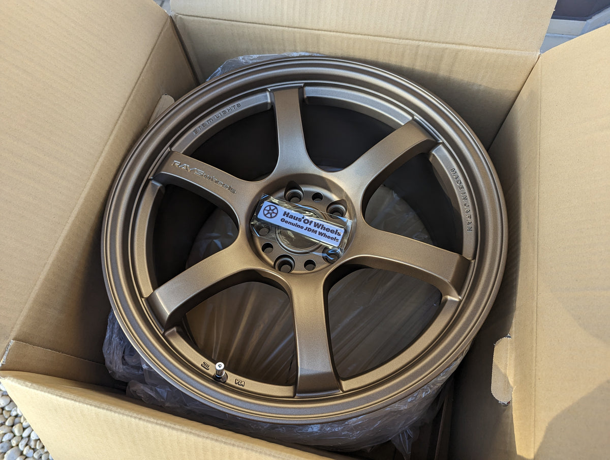 Rays Gram Lights 57 DR Bronze | 5x114.3 | 18x9.5 +38 | New