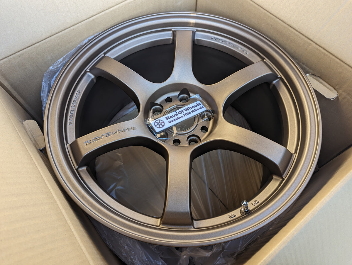 Rays Gram Lights 57 DR Bronze | 5x114.3 | 18x9.5 +38 | New