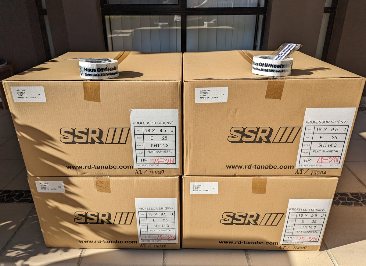 SSR SP1 Flat Gunmetal | 5x114.3 | 18x9.5 +25 | New | 3 Piece – product photo 6