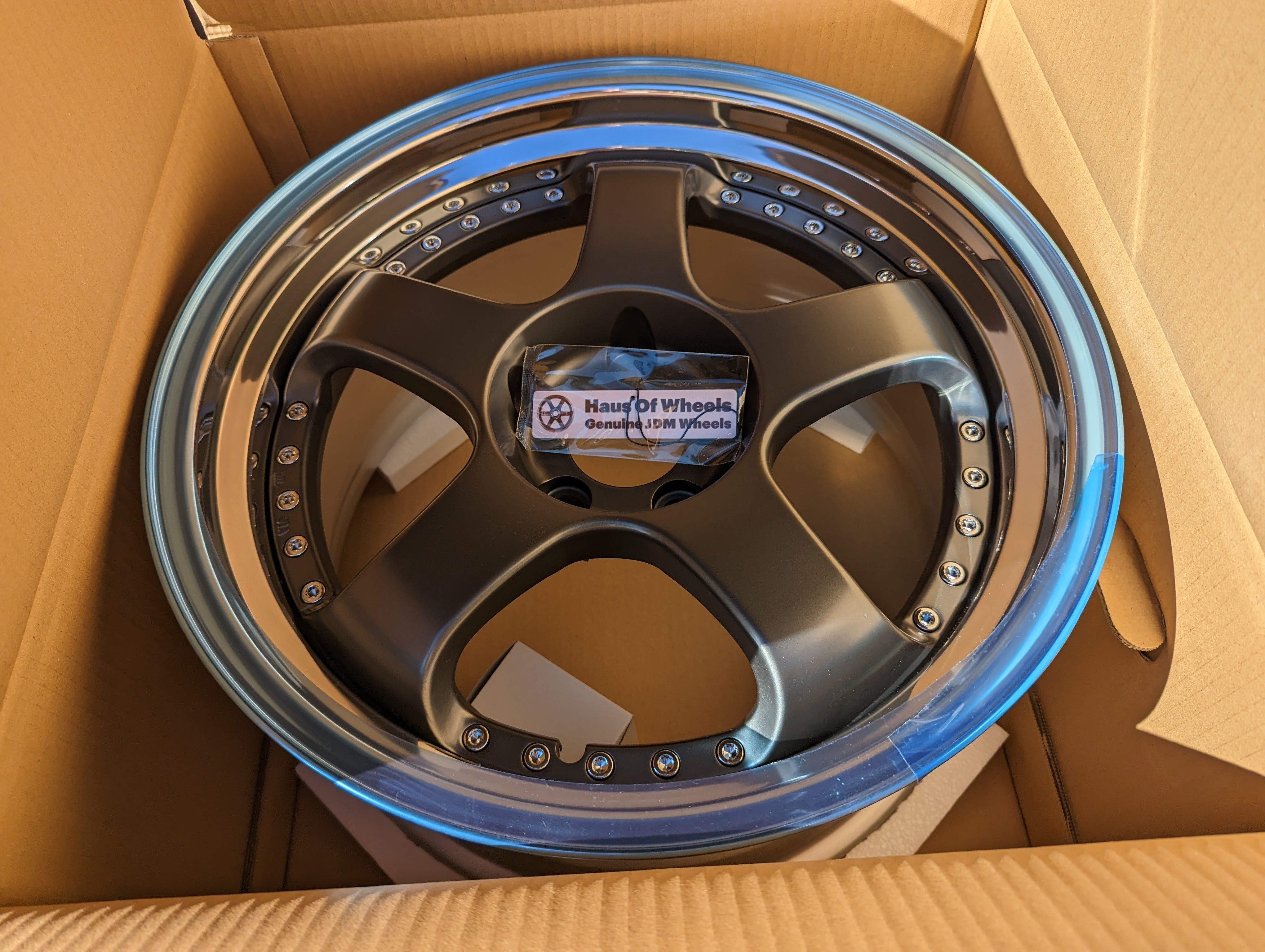 SSR SP1 (Flat Gunmetal) - 3 Piece Wheels - 5x114.3 - 18x9.5 +25