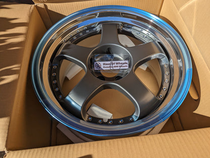 SSR SP1 Flat Gunmetal | 5x114.3 | 18x9.5 +25 | New | 3 Piece – product photo 3