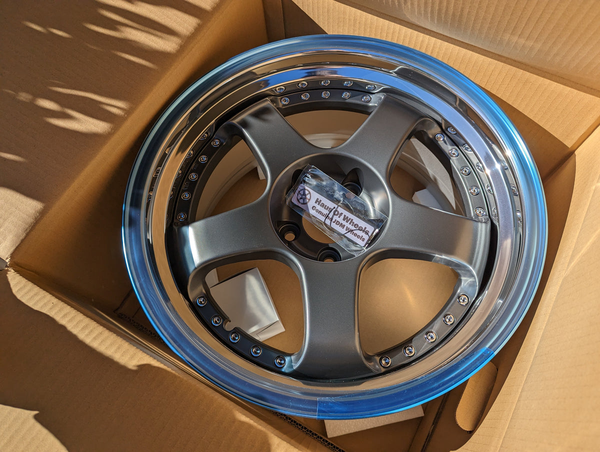 SSR SP1 Flat Gunmetal | 5x114.3 | 18x9.5 +25 | New | 3 Piece – product photo 4