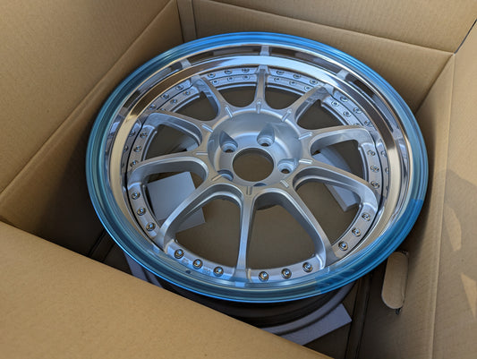 SSR SP5 High Bright Silver | 5x114.3 | 18x9.5 +25 | New | 3 Piece