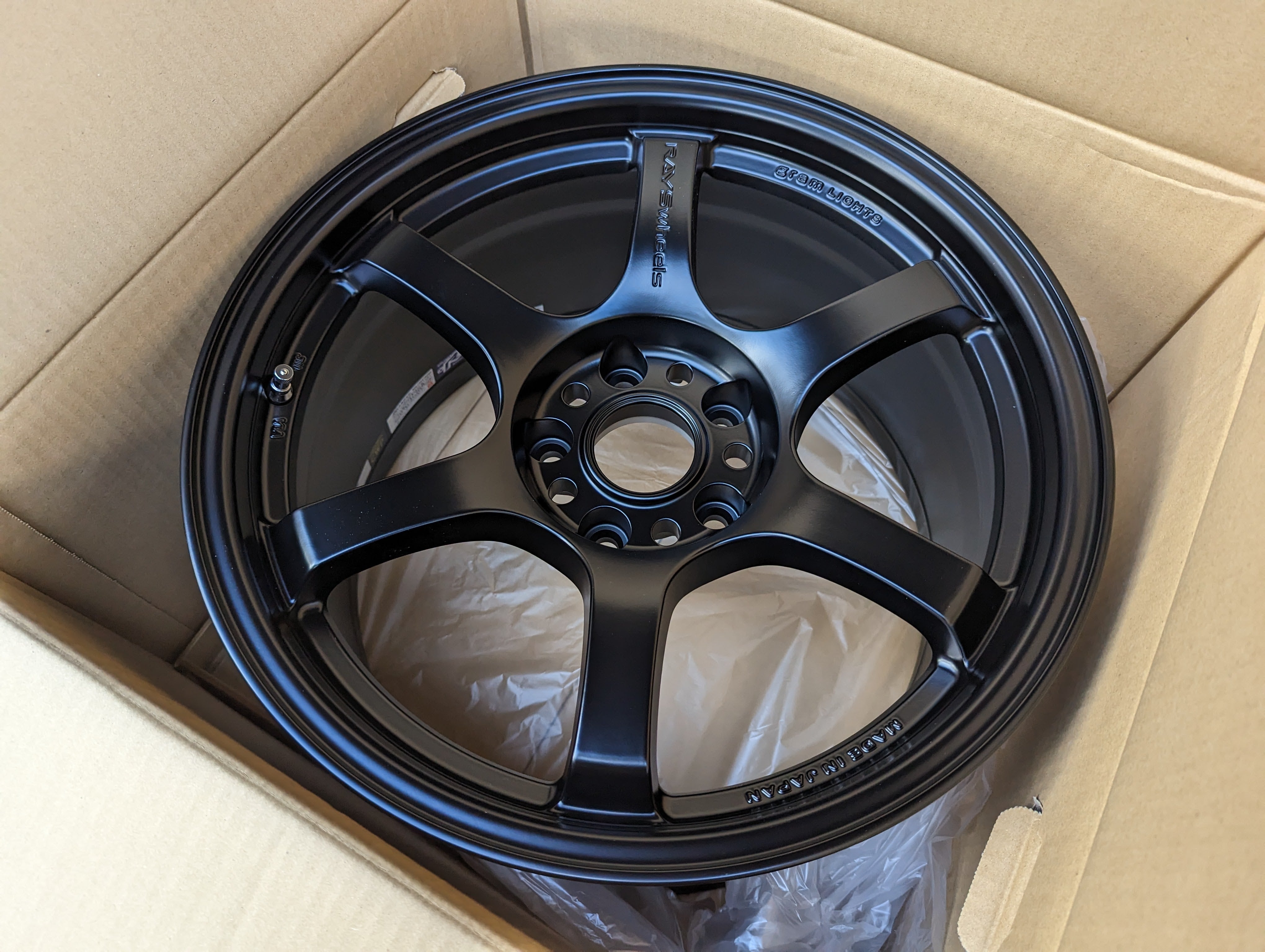 Rays Gram Lights 57 DR (Semi Gloss Black) 5x114.3 - 17x9 +22