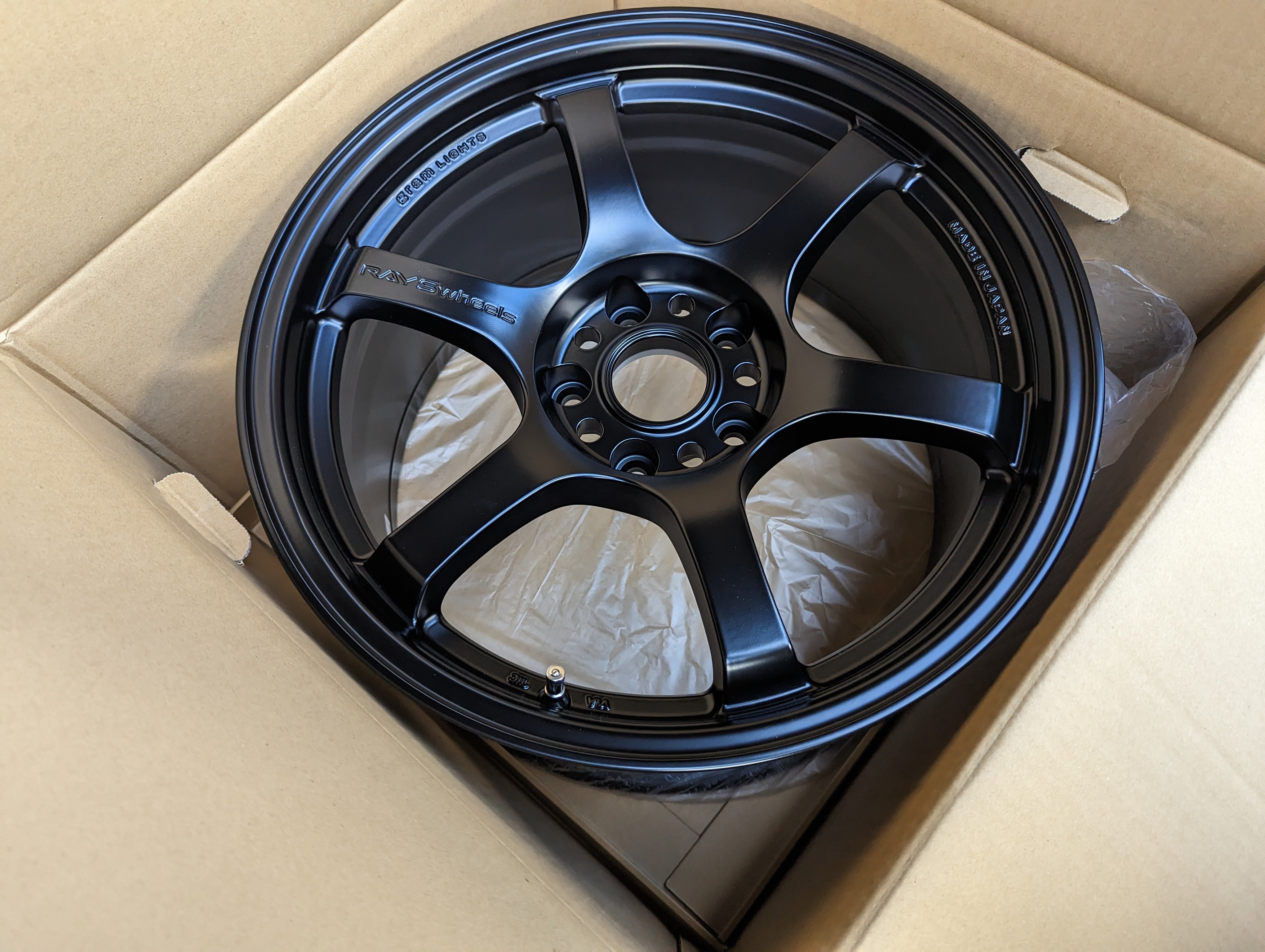 Rays Gram Lights 57 DR (Semi Gloss Black) 5x114.3 - 17x9 +22