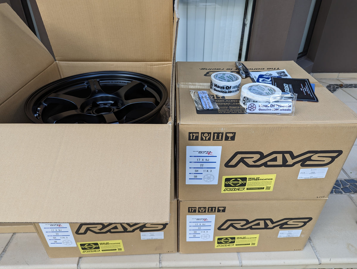 RAYS Gram Lights 57 DR Semi Gloss Black | 5x114.3 | 17x9 +22 – product photo 8