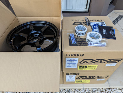 RAYS Gram Lights 57 DR Semi Gloss Black | 5x114.3 | 17x9 +22 – product photo 9