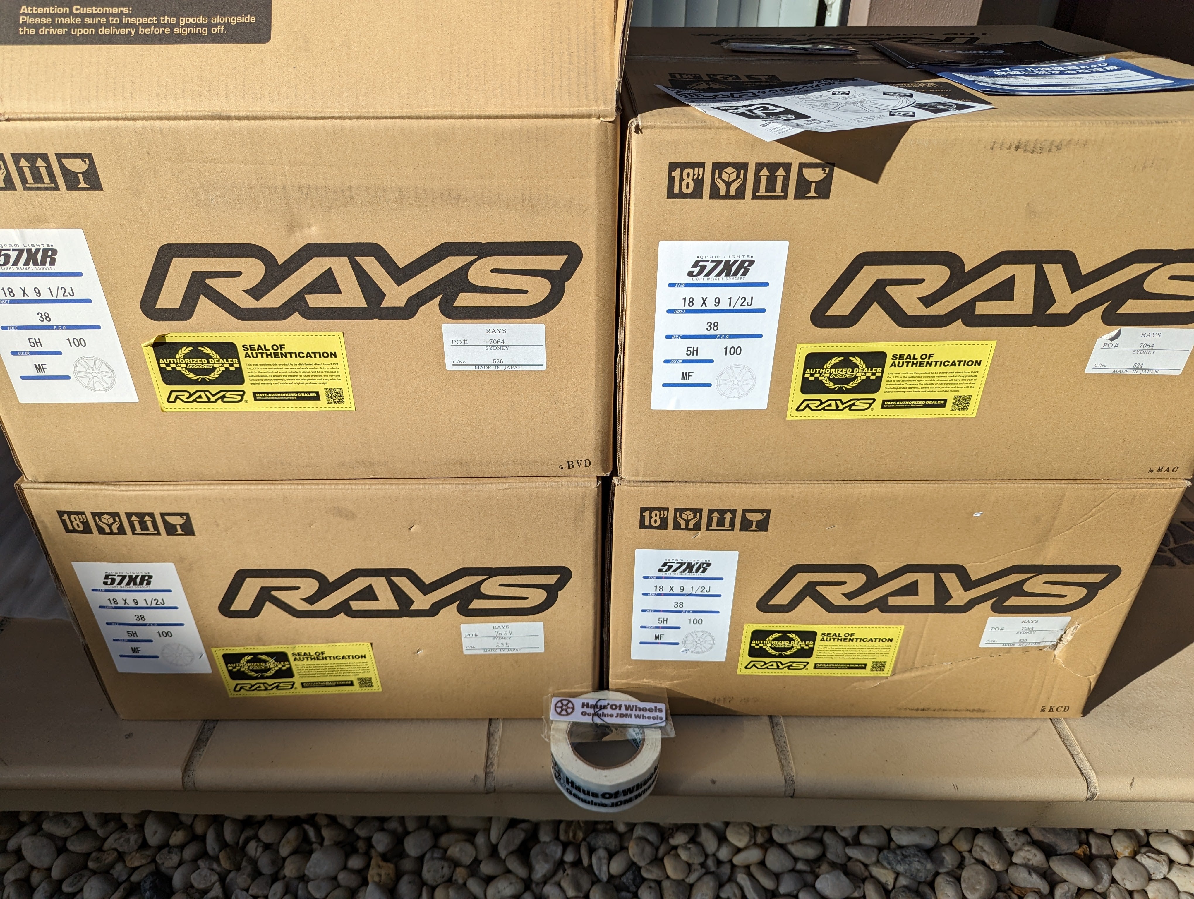 Rays Gram Lights 57 XR (Matte Graphite) 5x100 - 18x9.5 +38