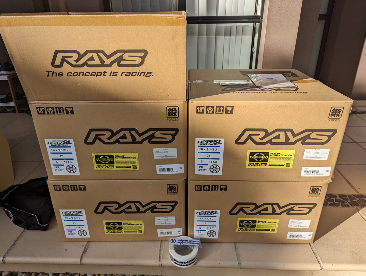 Rays Volk Racing TE37 Black Edition III | 5x114.3 | 18x9.5 +21 | New | Discontinued