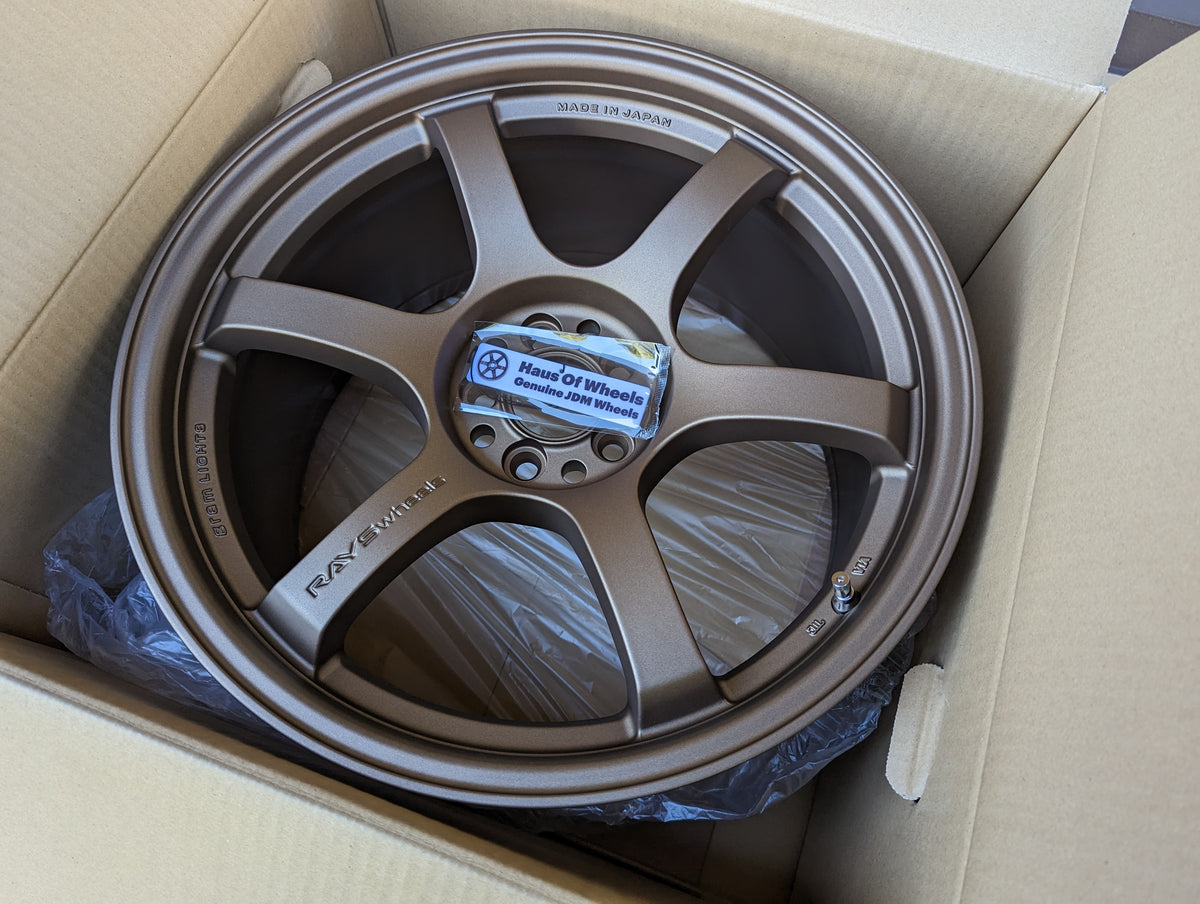Rays Gram Lights 57 DR Bronze | 5x100 | 18x9.5 +38 | New