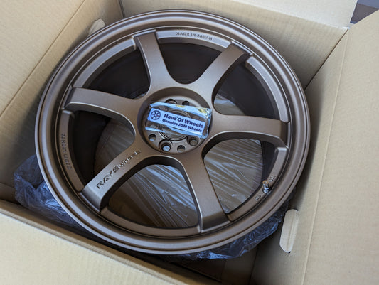 Rays Gram Lights 57 DR Bronze | 5x100 | 18x9.5 +38 | New