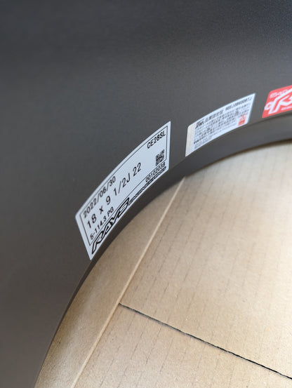 RAYS Volk Racing CE28SL Pressed Graphite | 5x114.3 | 18x9.5 +22 | New
