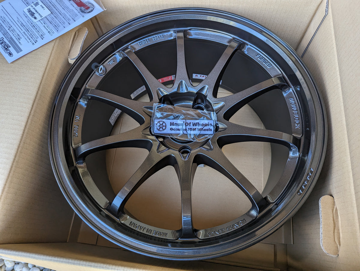 Brand New RAYS Volk Racing CE28 Club Racer II Black Edition (Diamond Dark Gunmetal) - 5x114.3 - 18x9.5 +22 - 18x10.5 +15