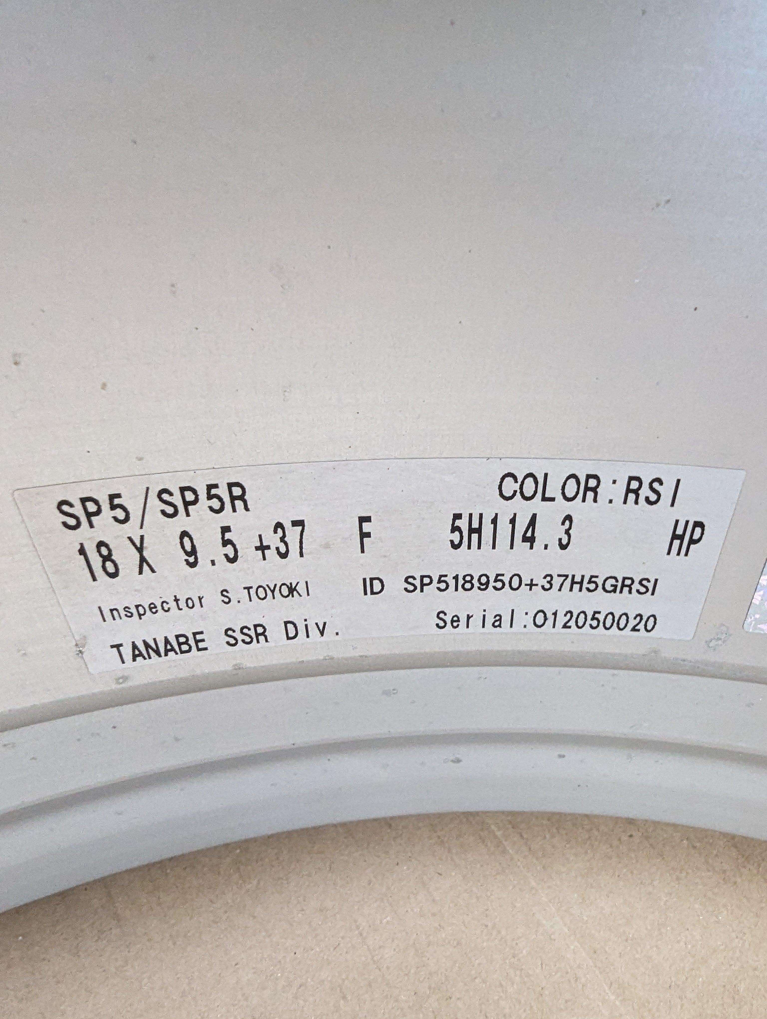 SSR SP5 Spectrum Silver 3 Pieces Wheels With Near New Tyres ssr-sp5-spectrum-silver-3-pieces-wheels-with-near-new-tyres