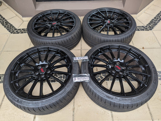 Enkei x STI Special Edition Wheels with STI Center Caps