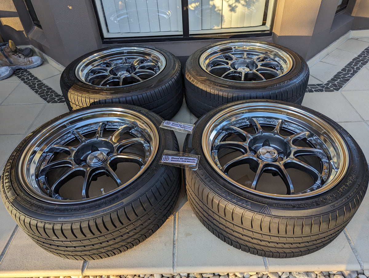 SSR SP5 (Titan Silver) - 3 Piece Wheels - 5x114.3 - 18x9.5 +25