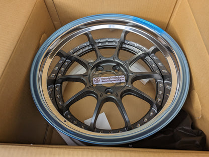 SSR SP5 Flat Gunmetal | 5x114.3 | F: 18x9.5 +12 / R: 18x10.5 +18 | New | 3 Piece