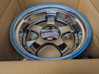 SSR SP1 SBC Chrome | 5x114.3 | F: 18x9.5 +12 / R: 18x10.5 +18 | New | 3 Piece – product photo 5